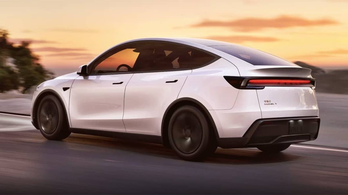 Tesla Model Y Juniper por detras