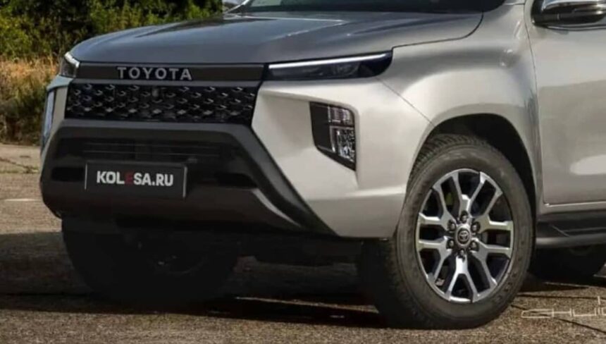 Toyota Hilux 2026 frente render