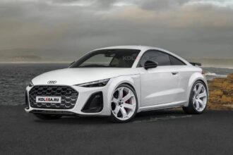 Audi TT electrico render by Kolesa 0001