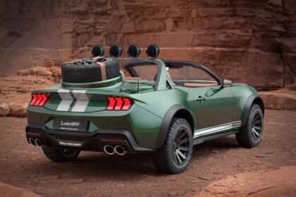 Shelby Mustang Off-Road por detrás