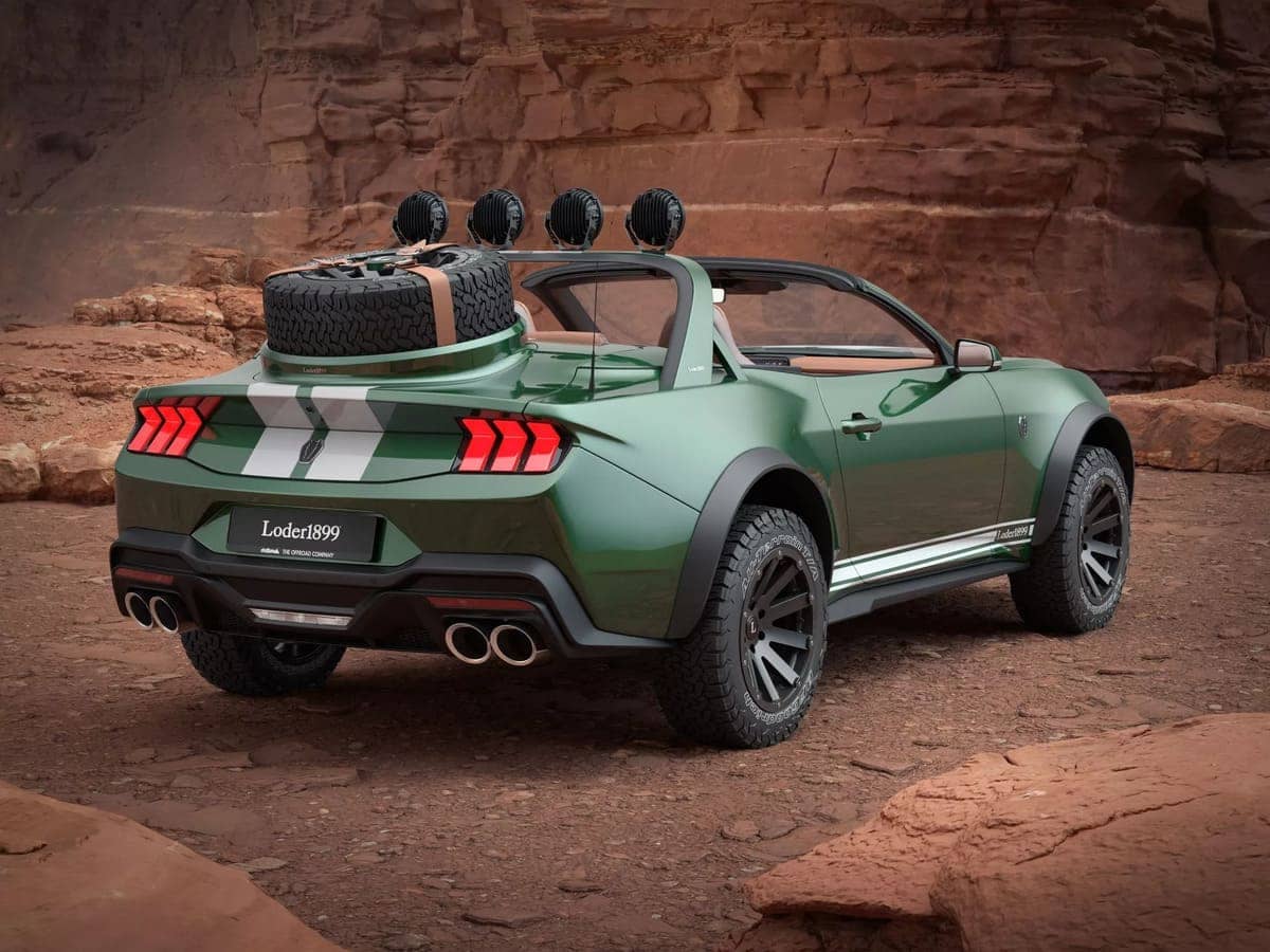 Shelby Mustang Off-Road Lo más extraño que veras hoy 1 Shelby Mustang Off-Road por detrás