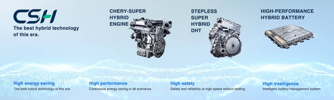 CSH, Chery apuesta por la equidad tecnológica global con su nueva generación de híbridos 3 Chery tecnologia CSH