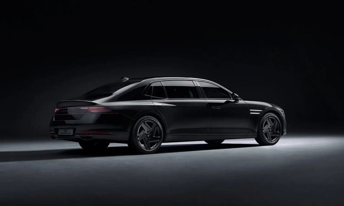 Genesis G90 Long Wheel Base Black: El gran sedán que redefine el lujo sigiloso 1 Genesis G90 Long Wheel Base Black 0003