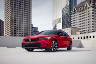 Honda Civic Hybrid rojo