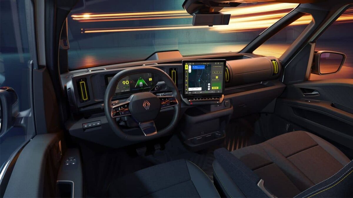 Renault Trafic E-Tech: la Van eléctrica que Compite con la Ford Transit 6 Renault Trafic E-Tech tablero