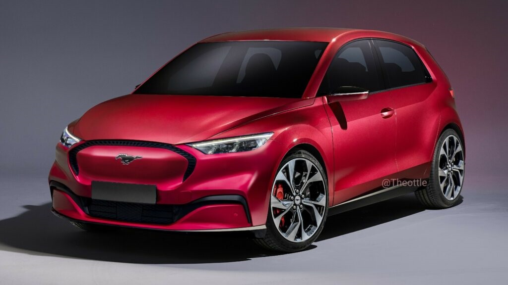¿Vuelve el Ford Fiesta? Así podría renacer el icónico modelo, pero eléctrico 3 ford fiesta eléctrico render