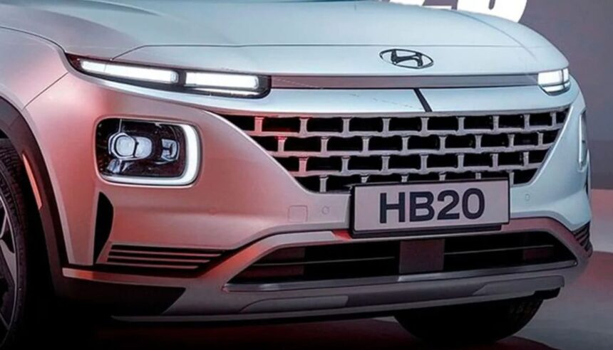 Hyundai HB20 2026 facia