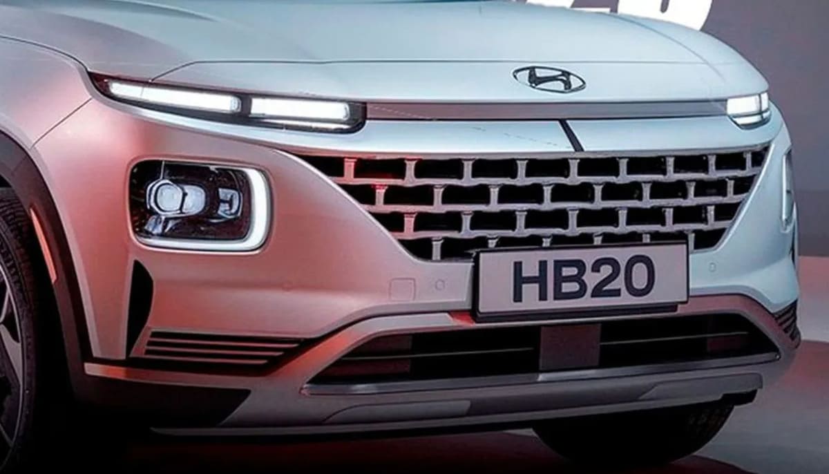 Hyundai HB20 2026: Diseño renovado y ¿adiós al motor tradicional? 4 Hyundai HB20 2026 facia