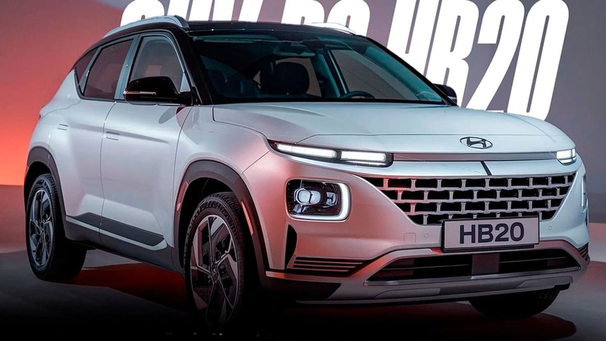 Hyundai HB20 2026: Diseño renovado y ¿adiós al motor tradicional? 2 Hyundai HB20 2026 render