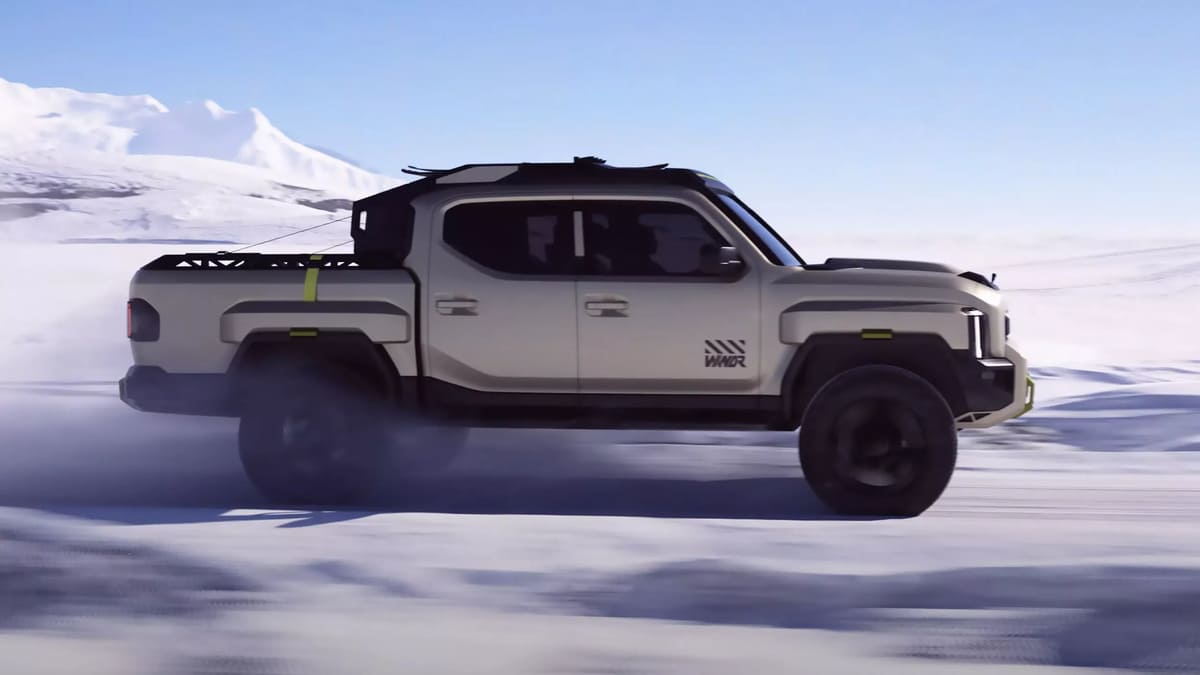 Kia Tasman: El Pickup Que Nadie Esperaba Tambien Hibrida Sorprenderá a Todos 2 Kia Tasman Weekender Hibrida lateral