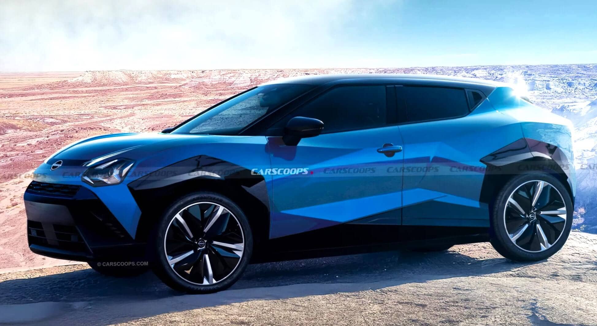 Nissan Juke eléctrico render