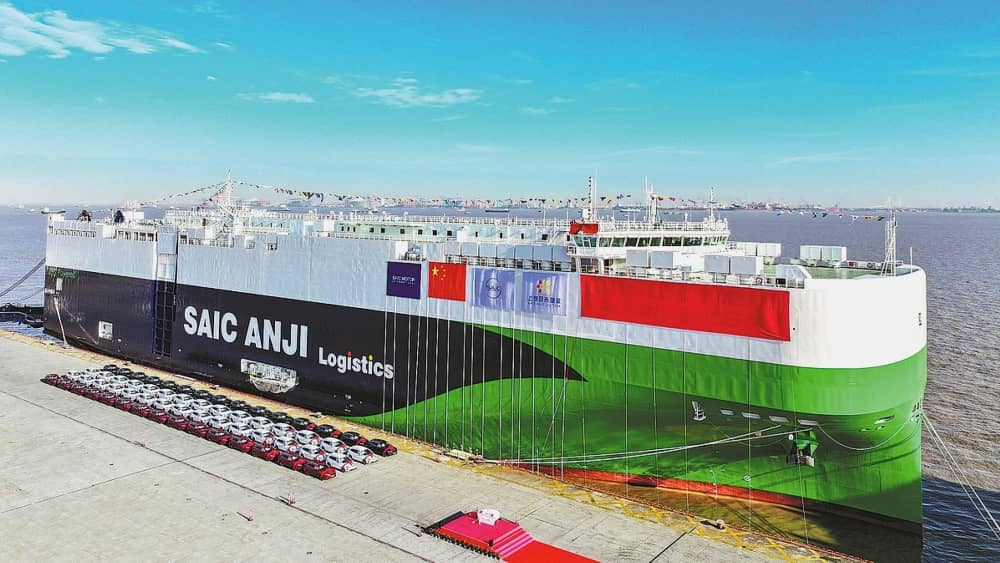 MG supera a BYD con el barco más grande del mundo para transporte de vehículos 4 barco mas grande del mundo transporte autos 002
