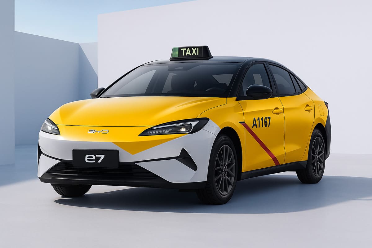 BYD e7: El sedán eléctrico low-cost ideal para taxis 6 byd e7 Taxi