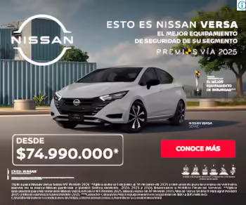Banner Nissan Versa