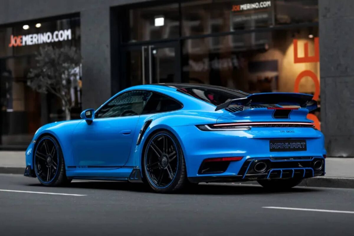 Porsche 911 Turbo S Manhart TR 900 II: El monstruo azul con 922 caballos 3 Manhart Porsche TR 900 II 0001