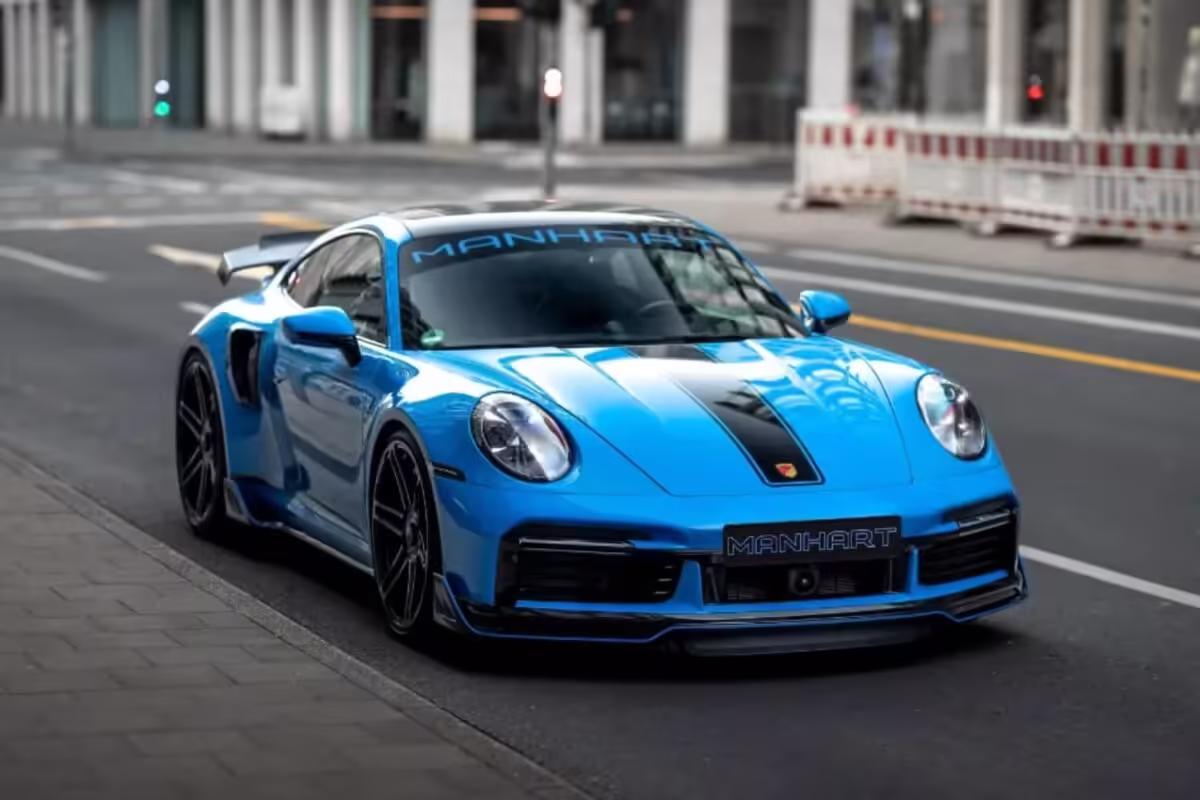 Porsche 911 Turbo S Manhart TR 900 II: El monstruo azul con 922 caballos 7 Manhart Porsche TR 900 II 0005
