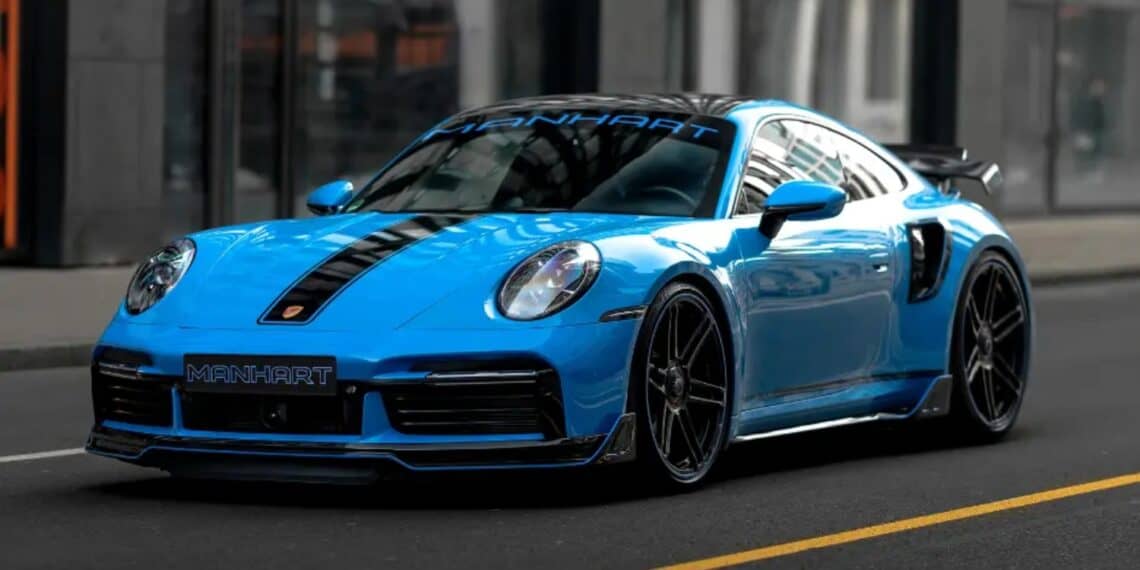 Porsche 911 Turbo S Manhart TR 900 II: El monstruo azul con 922 caballos 6 Manhart Porsche TR 900 II 0006
