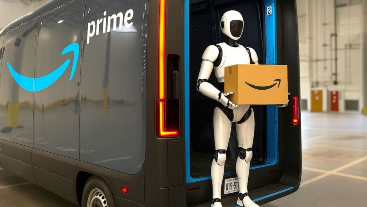 Amazon y su Futuro Imparable: Robots Humanoides con IA y Vanes Eléctricas Rivian para Entregas 4 Amazon humanoides