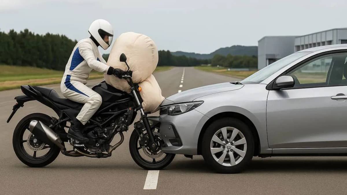 Airbags para motos: La revolución que Toyota está preparando para cambiar la seguridad en dos ruedas 3 Toyota airbag para motos 0002