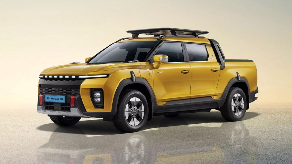 KGM Musso EV: la pick-up eléctrica más peculiar del mundo 2 KGM Musso EV 1