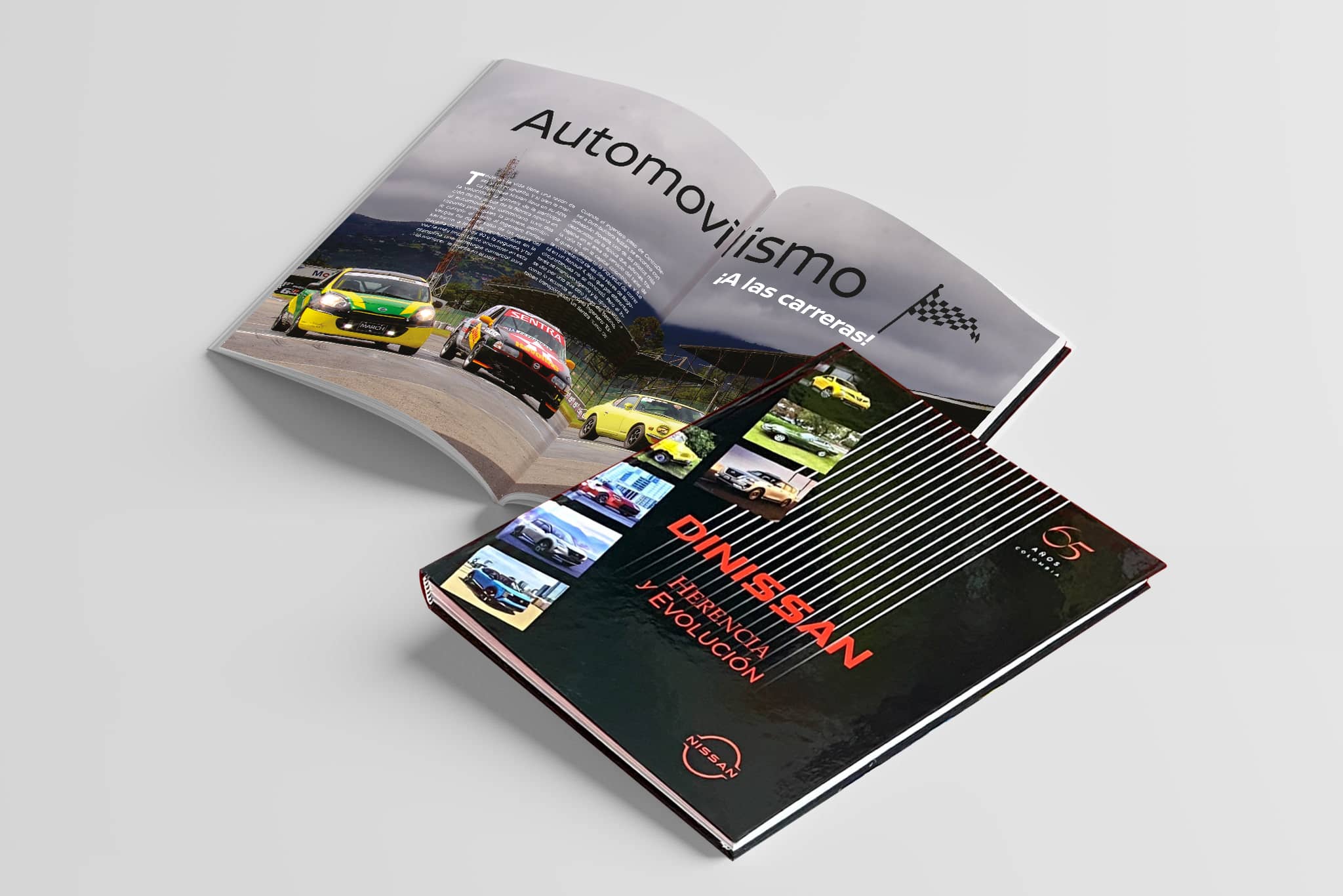 Libro Herencia y Evolución Nissan: 65 años de historia sobre ruedas en Colombia 1 Libro Dinissa Automovilismo