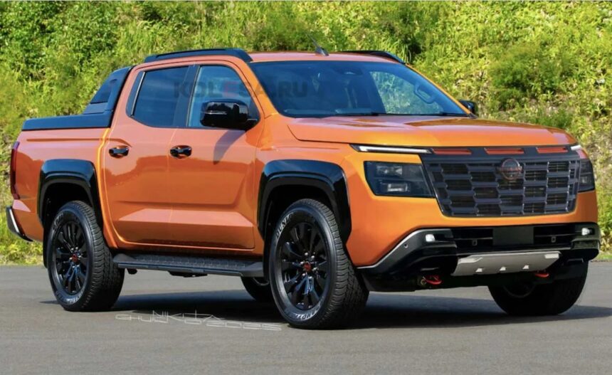 Nissan Frontier 2026 render 001