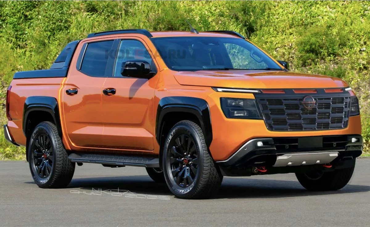 Nissan Frontier 2026 render 001