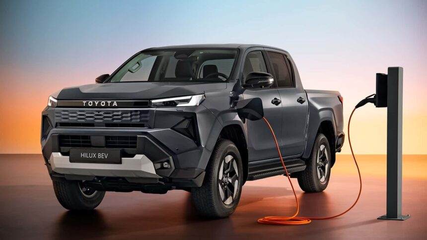 toyota hilux 2026 oficial vista 3/4 izquierda