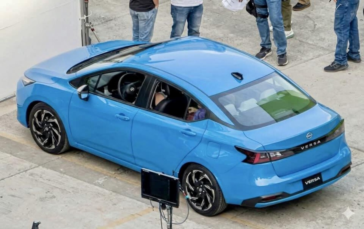 Nissan Versa facelift filtrado: primeras imágenes del sedán renovado para nuestra región 3 Nissan Versa 2026 filtrado 001