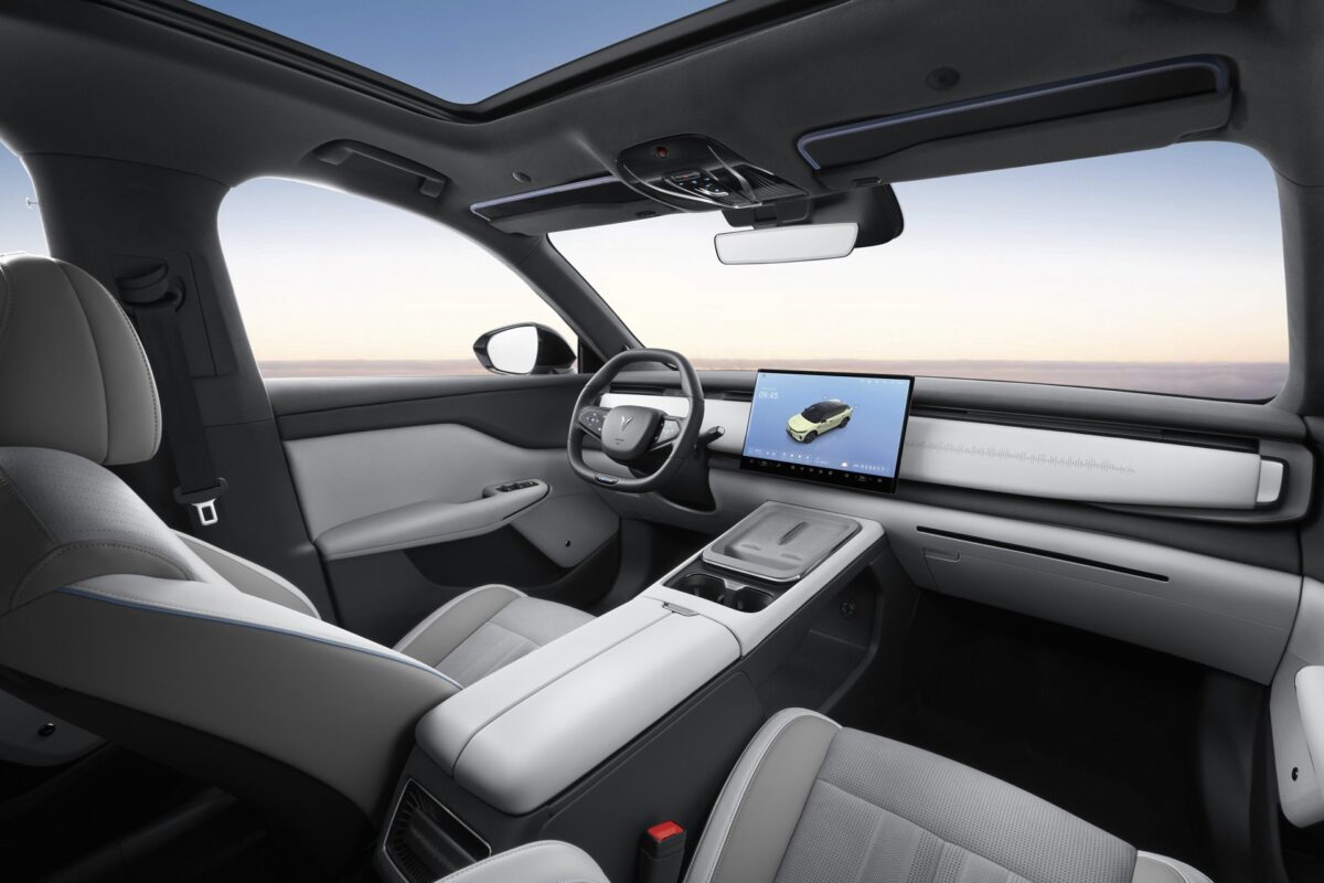 voyah courage grey interior