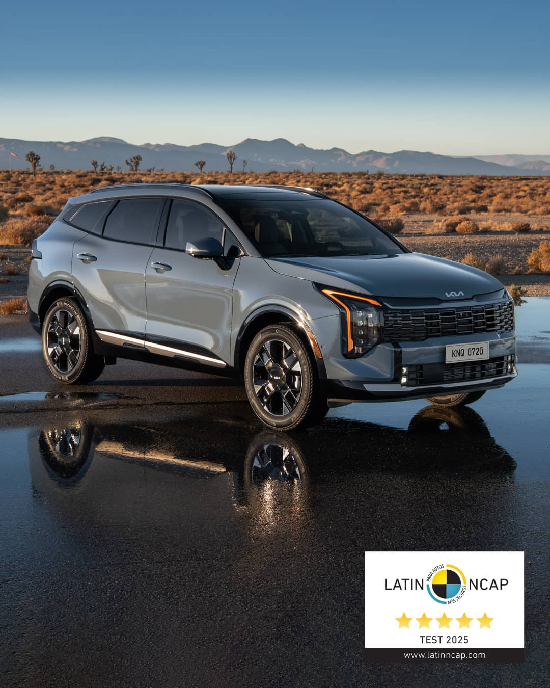 New Kia Sportage logra 5 estrellas en Latin NCAP 3