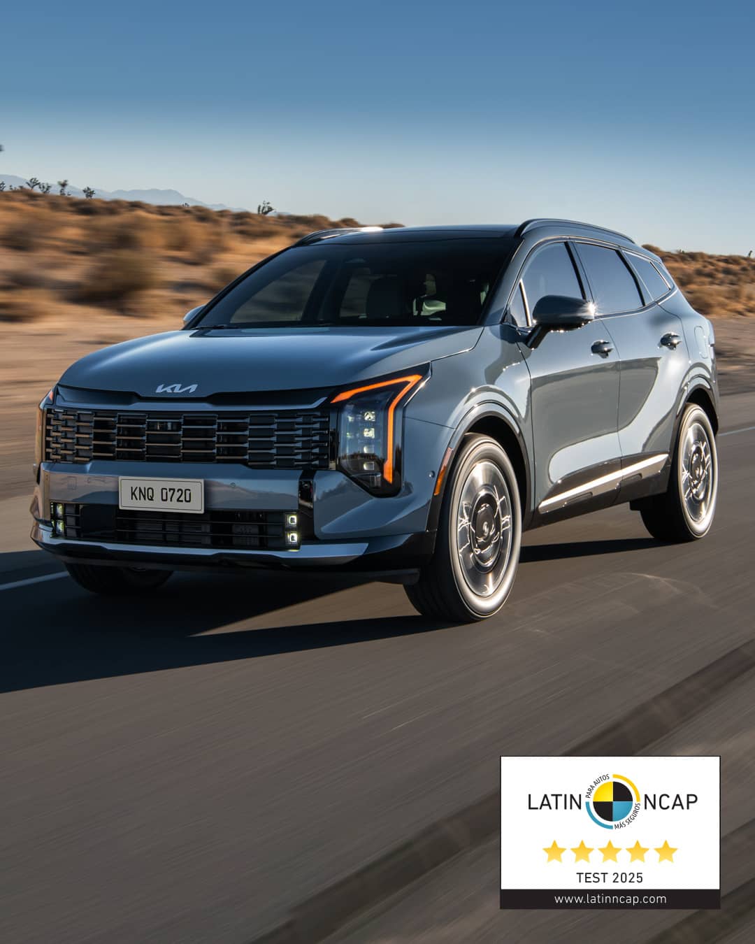 New Kia Sportage logra 5 estrellas en Latin NCAP 2