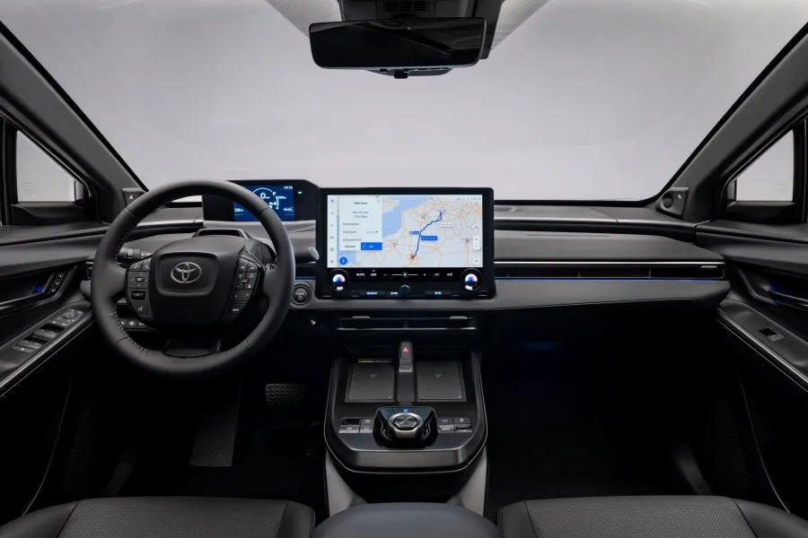 toyota bz4x awd 2025 facelift interior