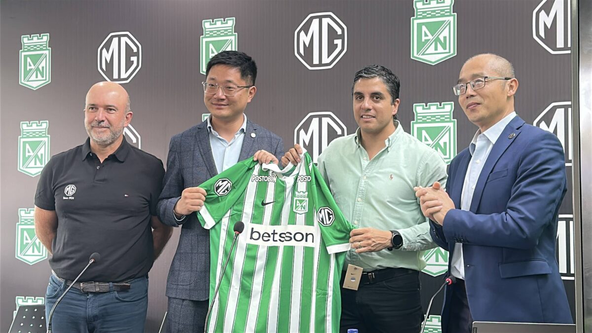 MG Motor se convirtió en nuevo patrocinador de Atlético Nacional en 2026. 6 mg patrocinador de atletico nacional 0001