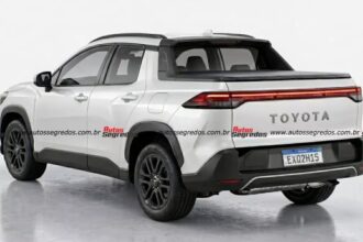 Toyota pick up compacta render proyecto 150d