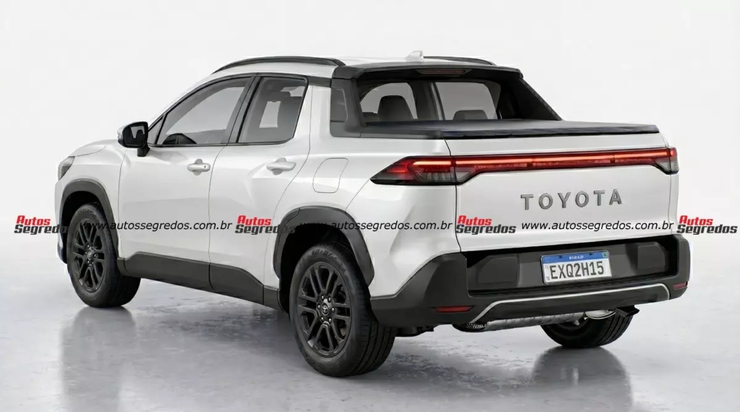 Toyota pick up compacta render proyecto 150d