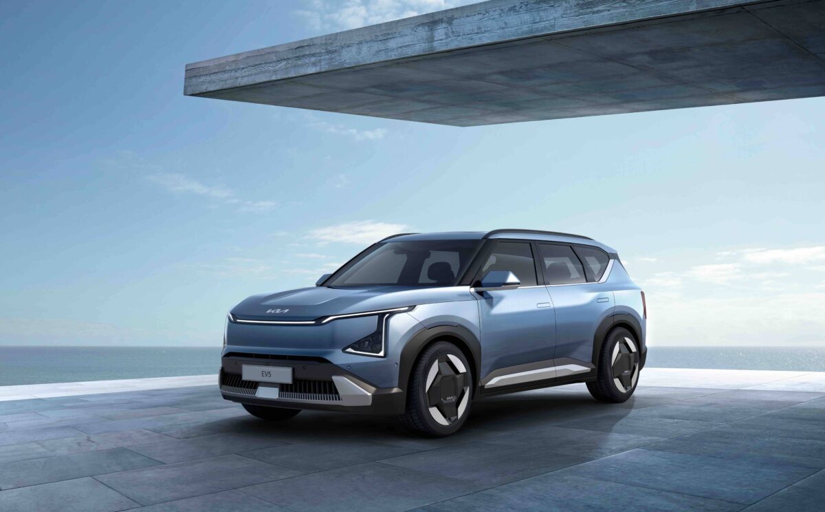 Kia EV5 vista lateral