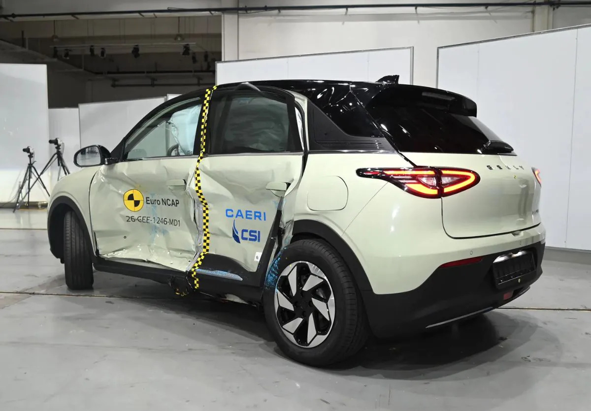 Geely EX2 obtiene cinco estrellas Euro NCAP: así cambiaron las pruebas de seguridad en 2026 2 Geely EX2 1