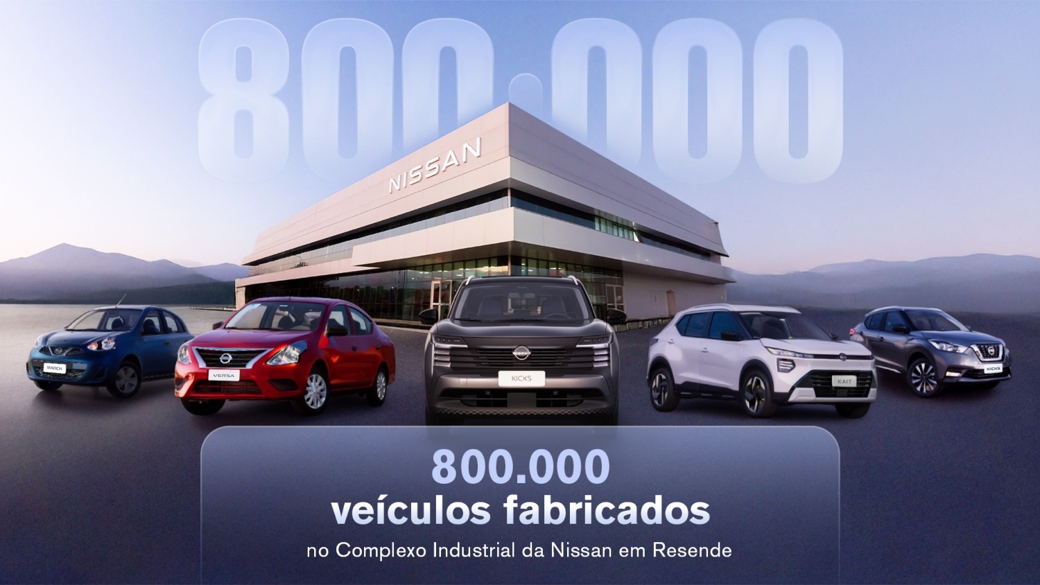 Nissan alcanzó los 800.000 vehículos producidos en Brasil: el hito que refuerza su estrategia regional 1 Nissan Resende 800.000 unidades producidas