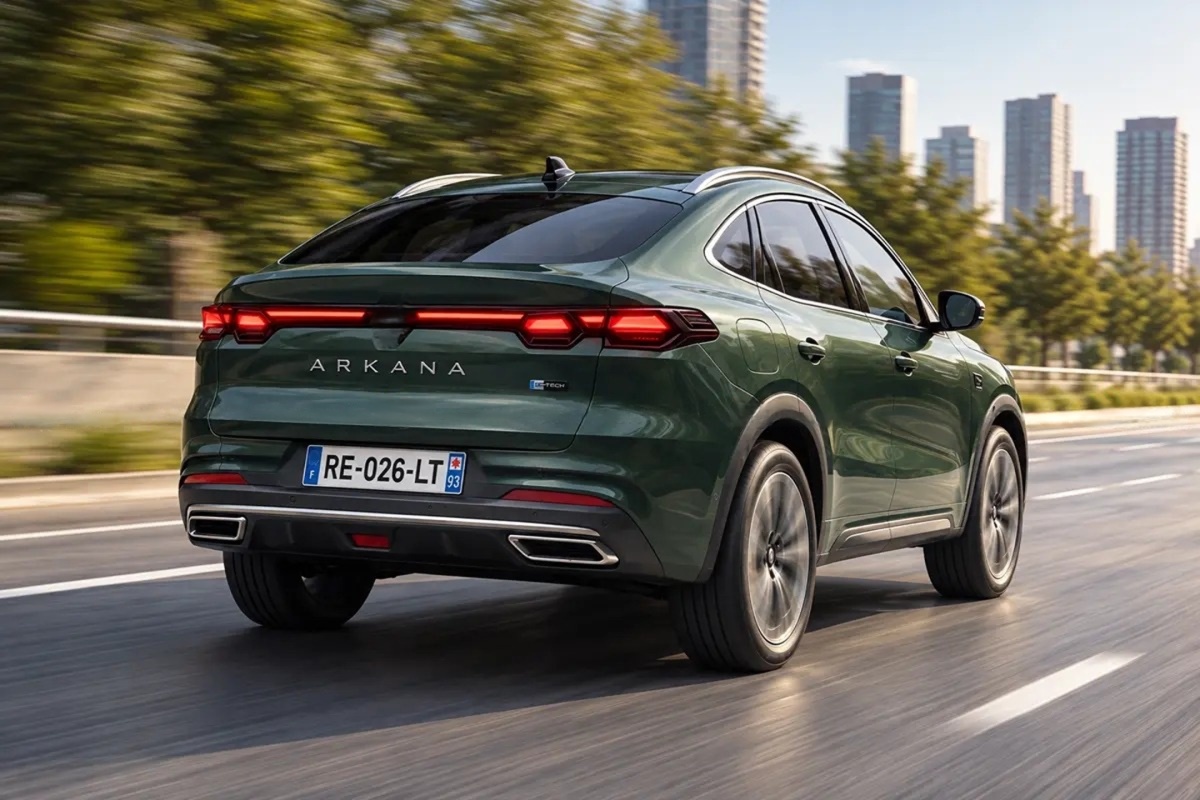 Renault Arkana 2027: segunda generación con plataforma Geely y producción en Brasil 2 Renault Arkana 2027 001
