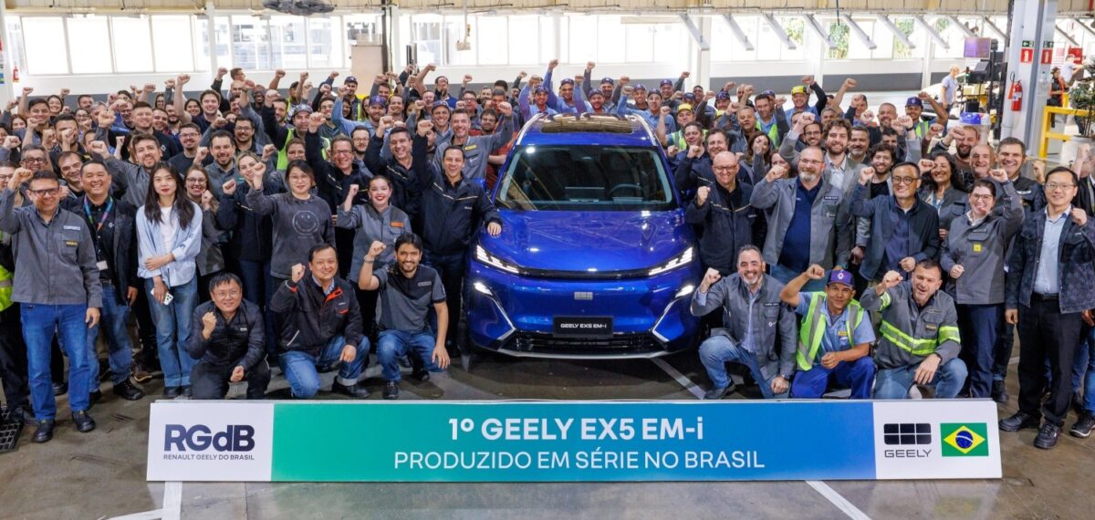 Renault Geely EX5 EM i Brasil