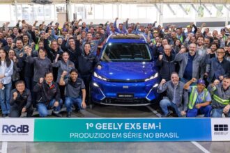 Renault Geely EX5 EM i Brasil