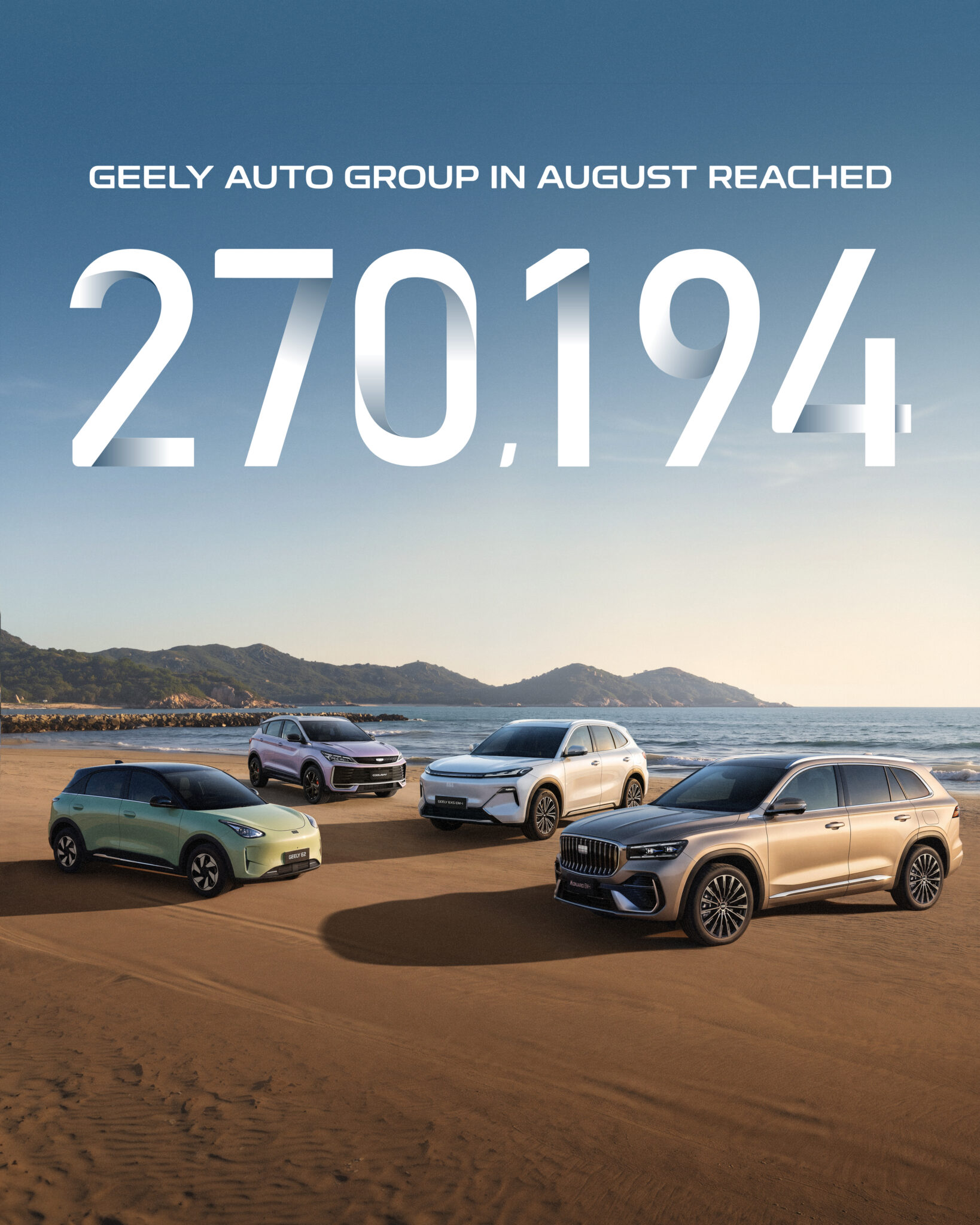 Geely EX2 alcanza récord global: más de 60.000 unidades vendidas en un solo mes 1 sales poster.jpg
