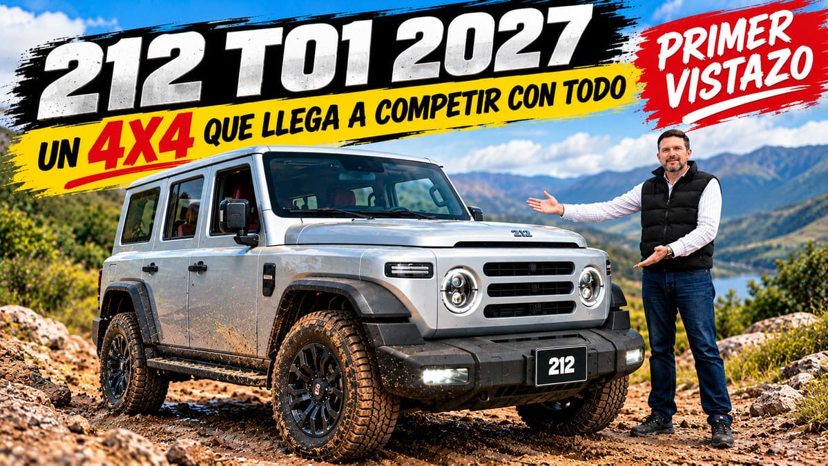 212 T01 Adventure en Colombia: precio y características, el 4x4 chino que quiere conquistar las trochas 1 212 T01 2027 4x4 1